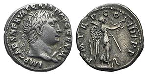 Trajan (98-117). AR Denarius (18mm, 2.88g, ... 