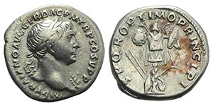 Trajan (98-117). AR Denarius (18mm, 2.86g, ... 