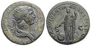 Trajan (98-117). Æ Dupondius (26mm, 13.38g, ... 