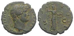 Hadrian (117-138). Æ As (26mm, 9.15g, 6h). ... 