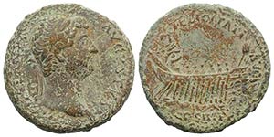 Hadrian (117-138). Æ As (25mm, 10.23g, 6h). ... 
