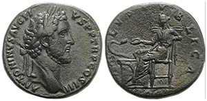 Antoninus Pius (138-161). Æ Sestertius ... 