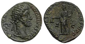 Commodus (177-192). Æ Dupondius (25mm, ... 