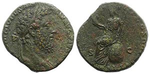 Commodus (177-192). Æ Sestertius (27mm, ... 
