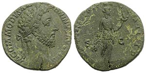 Commodus (177-192). Æ Sestertius (29.5mm, ... 