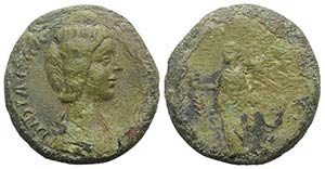 Didia Clara (Augusta, AD 193). Æ Sestertius ... 