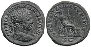 Caracalla (198-217). Æ Sestertius (32mm, ... 