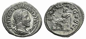 Maximinus I (235-238). AR Denarius (21mm, ... 