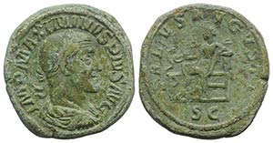 Maximinus I (235-238). Æ Sestertius (33mm, ... 