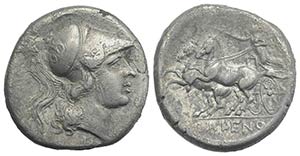 Northern Campania, Cales, c. 265-240 BC. AR ... 
