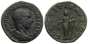 Gordian III (238-244). Æ Sestertius (31mm, ... 