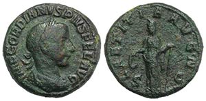 Gordian III (238-244). Æ As (25mm, 11.30g, ... 