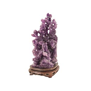 A 20TH CENTURY CHINESE AMETHYST CARVING 27 ... 