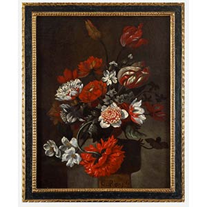 Giuseppe Ruoppolo (Naples, 1631 - 1710)Vase ... 