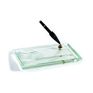 FONTANA ARTEPen holder in cut crystal and ... 