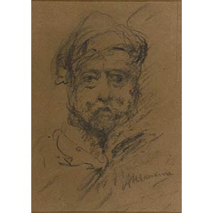 ANTONIO MANCINIRoma, 1852 - 1930Autoritratto ... 