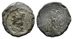 Roman PB Tessera, c. 3rd century AD (16mm, ... 
