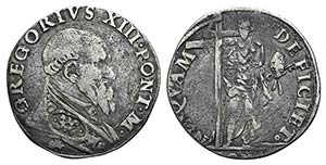 Italy, Papal, Gregorio XIII (1572-1585). AR ... 