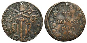 Italy, Papal, Benedetto XIV (1740-1758). Æ ... 