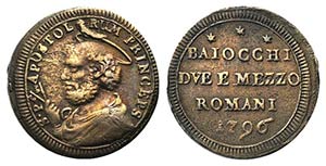 Italy, Papal, Pio VI (1774-1799). Æ ... 