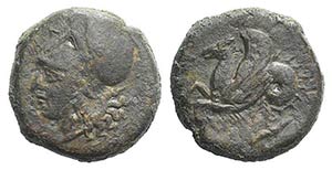 Sicily, Syracuse, 400-390 BC. Æ (19mm, ... 