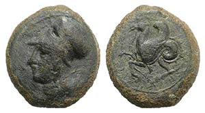 Sicily, Syracuse, 400-390 BC. Æ (20mm, ... 