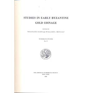 HANN  W. - METCALF W. E. - Studies in early ... 