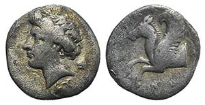 Sicily, Syracuse, 344-317 BC. AR Hemidrachm ... 