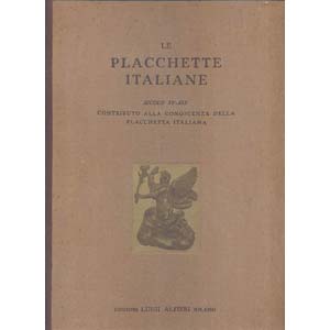 IMBERT  I. - Le placchette italiane ( secolo ... 