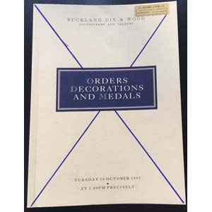 Buckland Dix & wood. Auction of Orders, ... 