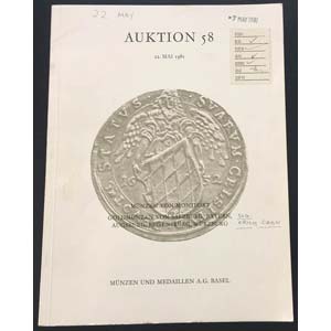 Munzen und Medaillen Auktion 58. ... 