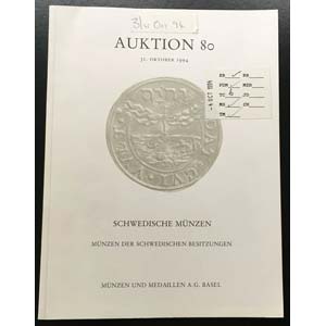 Munzen und Medaillen Auction 80. Schwedische ... 