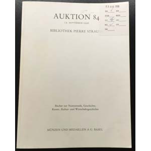 Munzen und Medaillen Auction 84. Bibliothek ... 