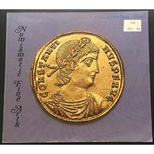 Numismatic Fine Art Auction No. XIV. Ancient ... 