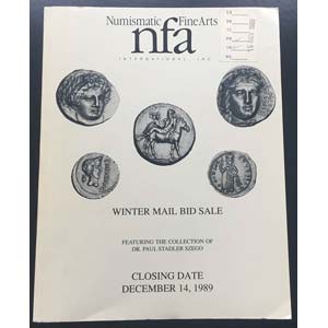 Numismatic Fine Art. Winter  Mail Bid Sale ... 