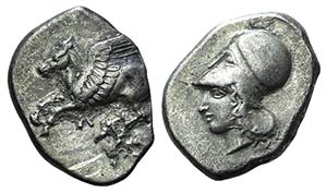 Akarnania, Leukas, c. 460-450 BC. AR Stater ... 