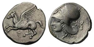 Corinth, c. 480-400 BC. AR Stater (22mm, ... 