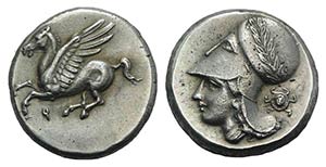 Corinth, c. 375-300 BC. AR Stater (19mm, ... 