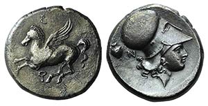 Corinth, c. 360-338 BC. AR Stater (20mm, ... 