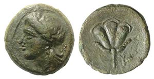Islands of Caria, Rhodes, c. 350-300 BC. Æ ... 