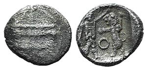 Samaria, 4th Century BC. AR Obol (10mm, ... 