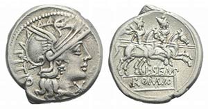 L. Sempronius Pitio, Rome, 148 BC. AR ... 