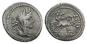 C. Fabius C.f. Hadrianus, Rome, 102 BC. AR ... 