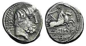 L. Titurius L.f. Sabinus, Rome, 89 BC. AR ... 