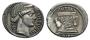 L. Scribonius Libo, Rome, 62 BC. AR Denarius ... 