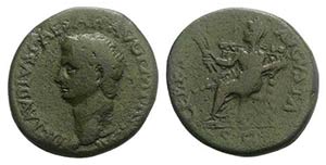 Claudius (41-54). Æ Dupondius (29mm, ... 