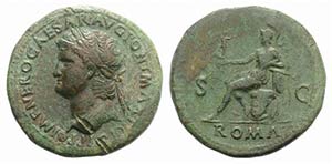 Nero (54-68). Æ Sestertius (36mm, 26.92g, ... 
