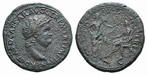 Nero (54-68). Æ Sestertius (36mm, 25.20g, ... 