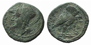 Bruttium, The Brettii, c. 215-205 BC. Æ ... 