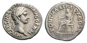 Trajan (98-117). AR Denarius (18mm, 3.30g, ... 
